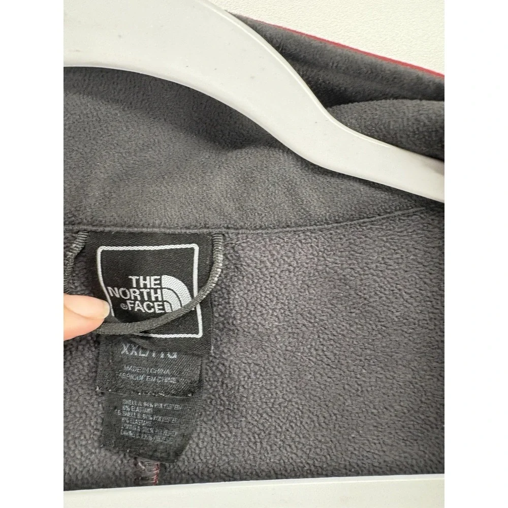 The North Face Apex Softshell Red Mens XXL Windproof Full‎ Zip Hiking Jacket